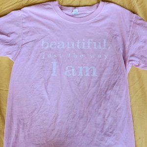 womens pink t-shirt